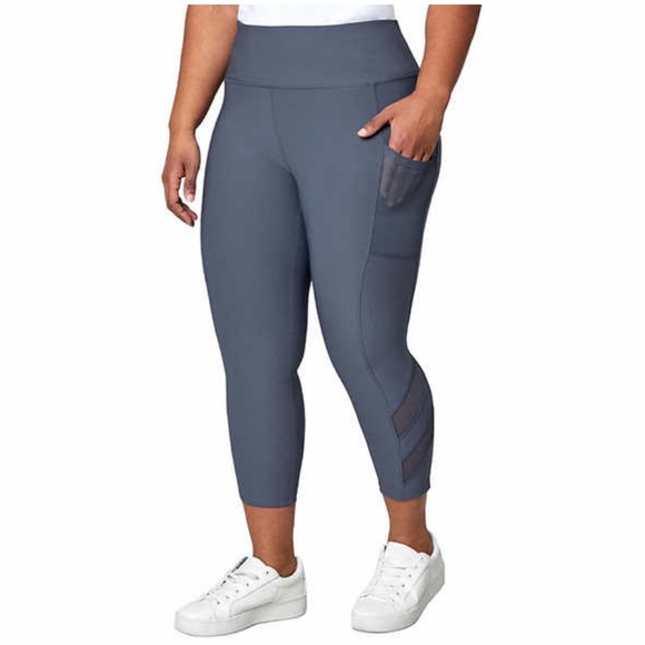 Mondetta Pants - Mondetta Ladies' Mesh Capri, Purple